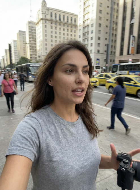 [Foto] Vlog na rua